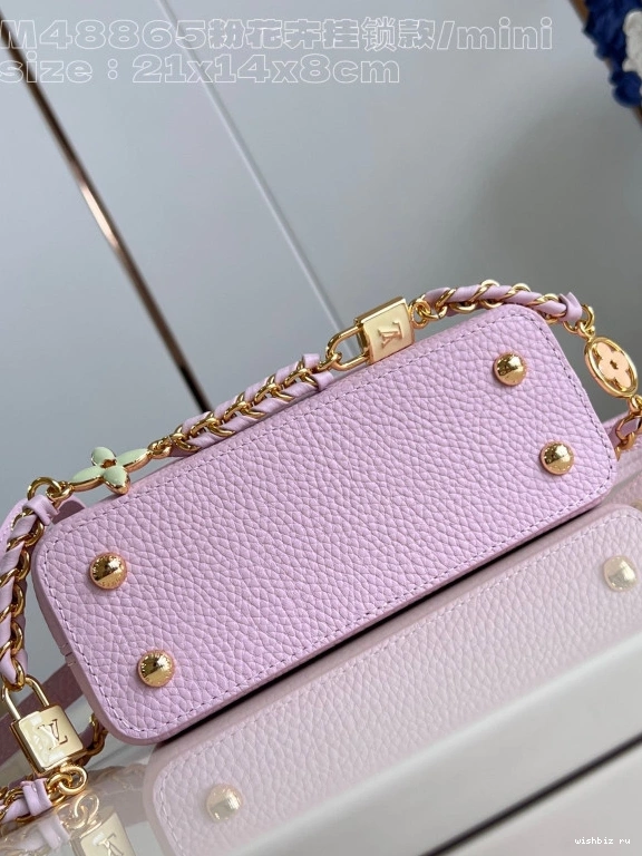 WIS VUITTON MINI-21*14*8CM LOUIS CAPUCINES 0724